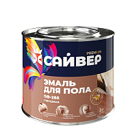 Эмаль Сайвер ПФ-266 красно-коричневая 0,8 кг