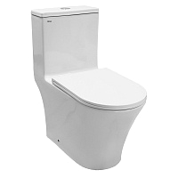 Унитаз-моноблок Azario Vally AZ-80687 с сидением дюропласт м/л