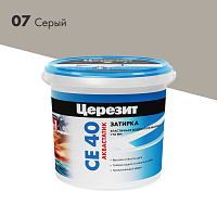 Церезит CE 40/1 Затирка аквастатик (серая 07)
