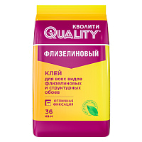 Клей обойный Кволити ФЛИЗЕЛИНОВЫЙ 200г/30 М/У
