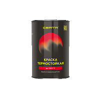 Церта Эмаль Термостойкая Черная 800С 0,8 кг