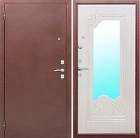 Дверь сталь АМПИР белый ясень 960*2050 левая