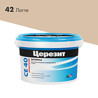 Церезит CE 40/2 Затирка аквастатик (латте 42)