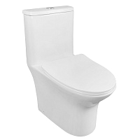 Унитаз-моноблок AZARIO Sente AZ-8614 безободковый,,сидение микролифт