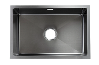 Мойка SANTREK 6544 ПРО ГРАФИТ подстольный/настольный монтаж 650x480х220(3,0mm)+сифон      