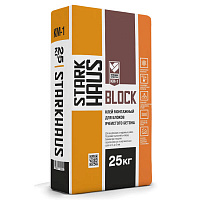 Монтажный клей для блоков BLOCK STARKHAUS /25кг