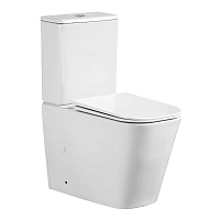 Унитаз-компакт Azario ESCONDA AZ-1255A безободковый, слив  Торнадо,сидение микролифт