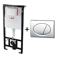 Alca Plast система инсталяции для унитаза, кн.белая/А101/1200+M70