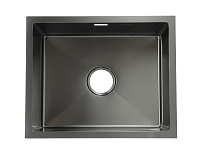 Мойка SANTREK 5444 ПРО ГРАФИТ подстольный/настольный монтаж 540x440х220(3,0mm)+сифон      