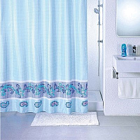 Milardo Штора для ванной 180*200 Blue Fresco/SCMI011P