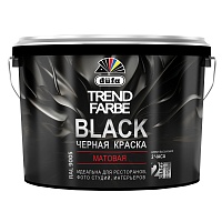 ВД Dufa Trend Farbe Black RAL9005 черная  10л