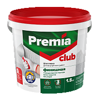 Шпатлевка PREMIA CLUB Финишная для внутренних работ  