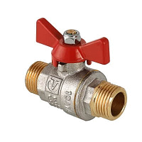 Valtec кран шаровый 1/2,нар-нар,бабочка/VT.219.N.04